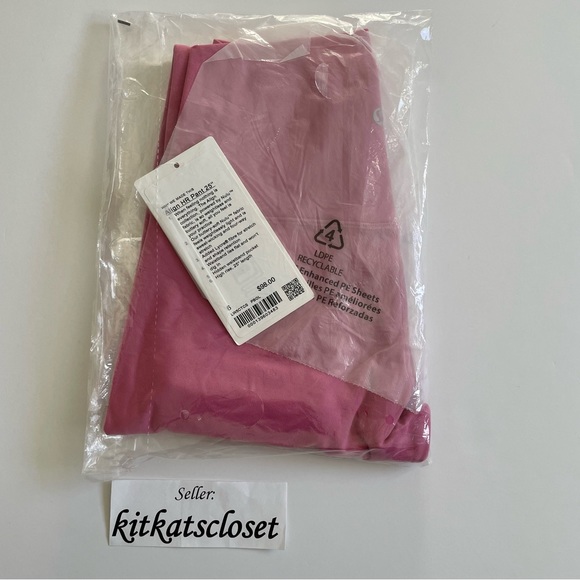 🆕 PINK BLOSSOM - NWT lululemon align high-rise HR pant 25" size 6 - Picture 3 of 9